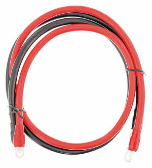 1 x set accu aansluitkabels 10 mm2 80 cm